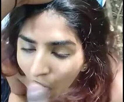 Outdoot Blowjob By Hot Village Girl Xxx Dick Sucking Photos16